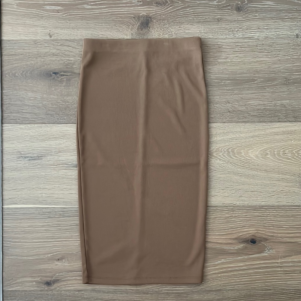 Forever 21 Brown Midi Pencil Skirt for Work